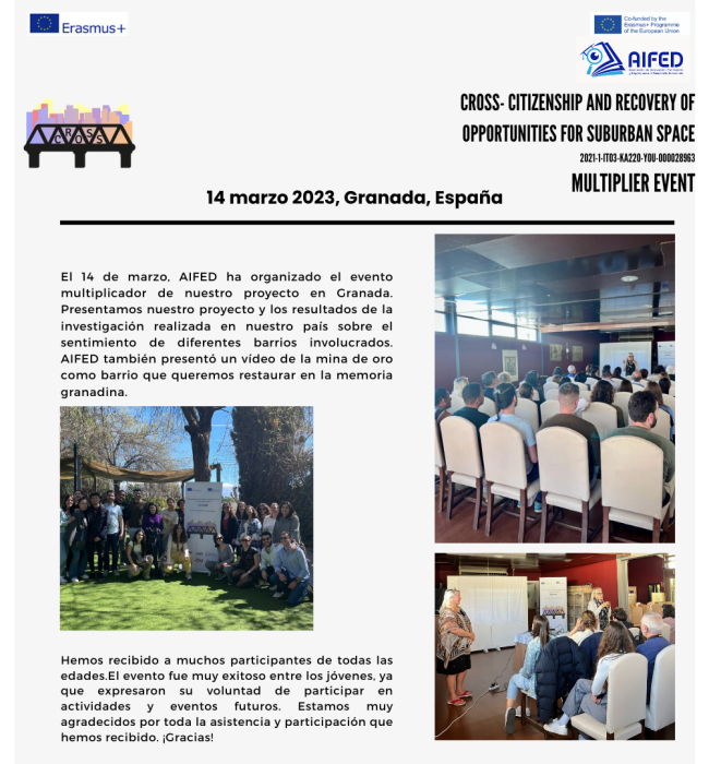 Newsletter CROSS 14 March 2023 (multiplier event) SP. Newsletter CROSS 14 March 2023 (multiplier event) SP.
